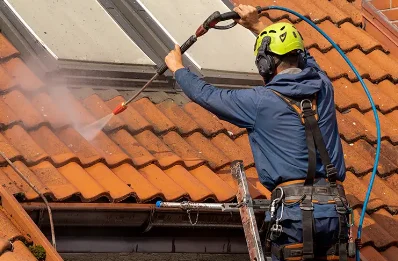 Démoussage et hydrofuge de toiture à Dommartin